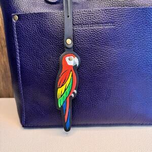 Portland Leather MACAW TASSEL Purse Charm Bird Bag Charm FAST SHIP New